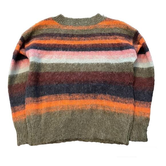 Adyson Parker Pullover Lightweight Striped Multicolor Sweater XS Casual Preppy - Picture 2 of 7